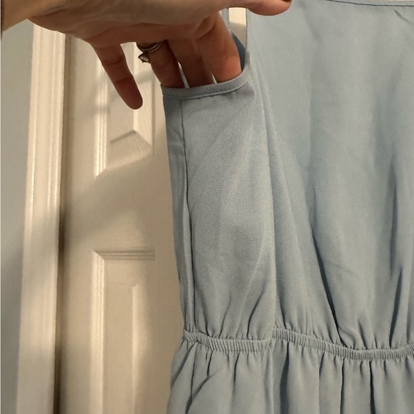 Alya Blue Ruffle Dress - Picture 6 of 11